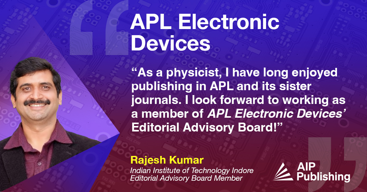 AED - Testimonials | APL Electronic Devices | AIP Publishing
