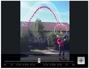 Point-tracking the trajectory of a ball thrown vertically from a moving skateboard in Tracker. Video analysis of projectile motion using tablet computers as experimental tools. © IOP Publishing.