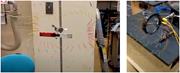 Screenshots of the MAGNA AR visualization tool, superimposing the magnetic field vectors around a bar magnet (left) and around a current-carrying loop (right). Retrieved from https://www.magna-ar.net