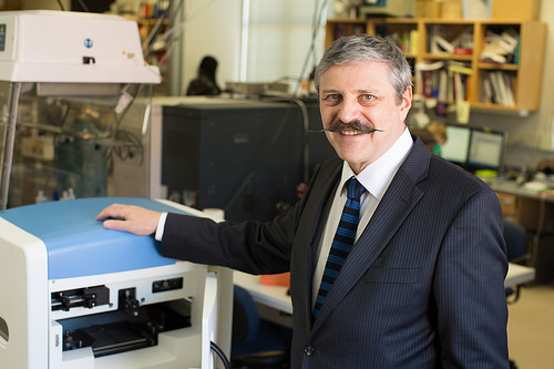 Akos Vertes in his lab. CREDIT: William Atkins/ The George Washington University