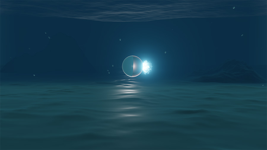 Illustration of a Janus particle.