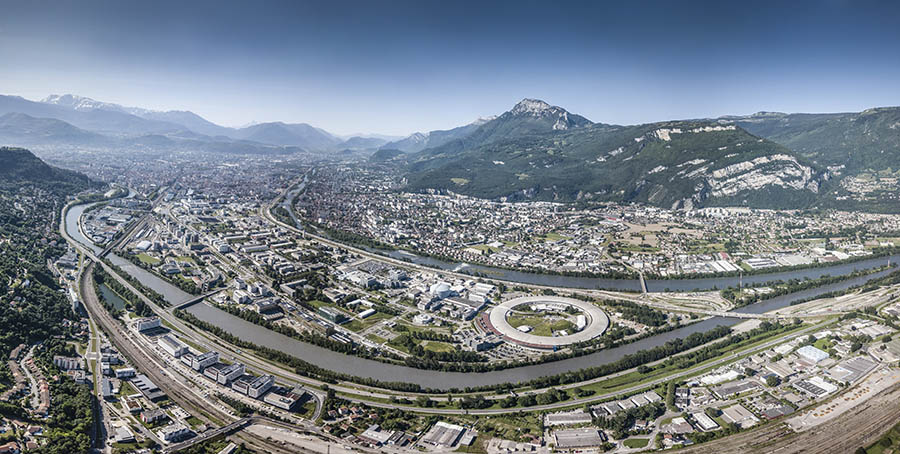 The European Synchrotron Research Facility in Grenoble, France.