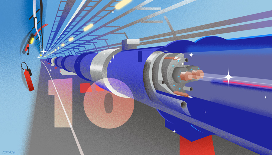 LHC illustration.