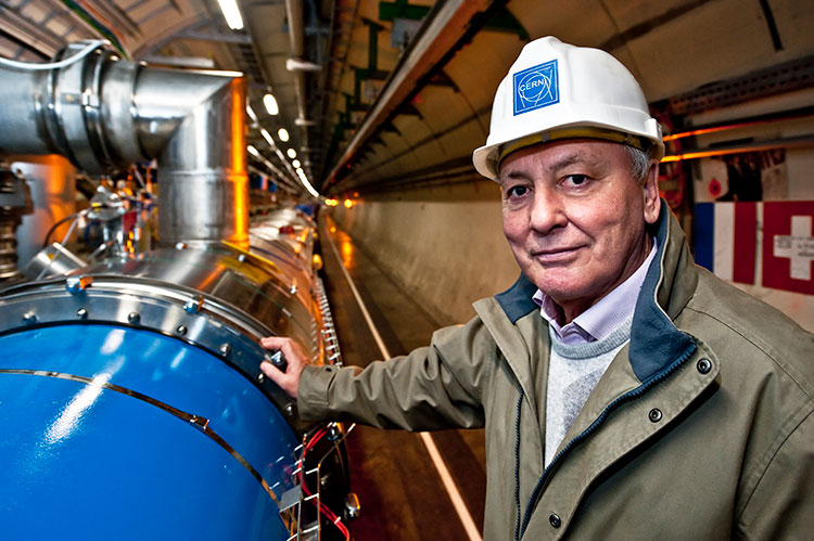 LHC project leader Lyn Evans.