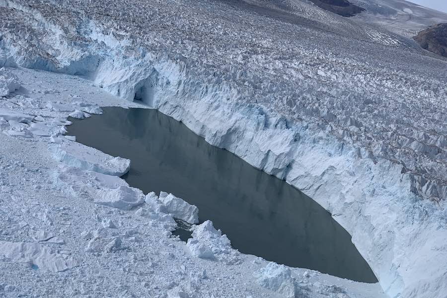 Helheim Glacier, Greenland, 15 August 2019.