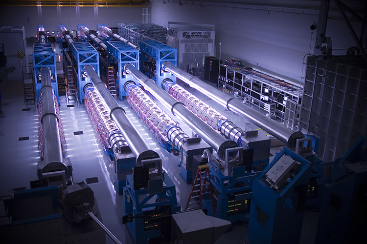 Beamlines at the OMEGA EP laser.