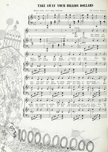 Roberts's sheet music in Physics Today