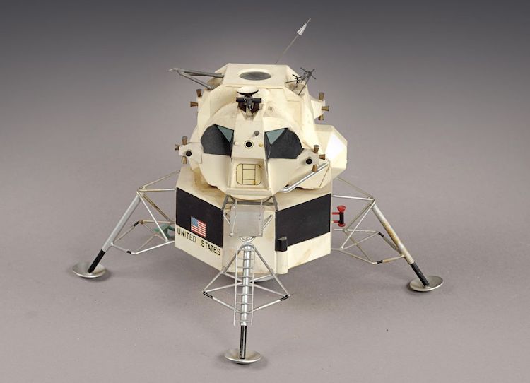 Walter Cronkite's spacecraft model.