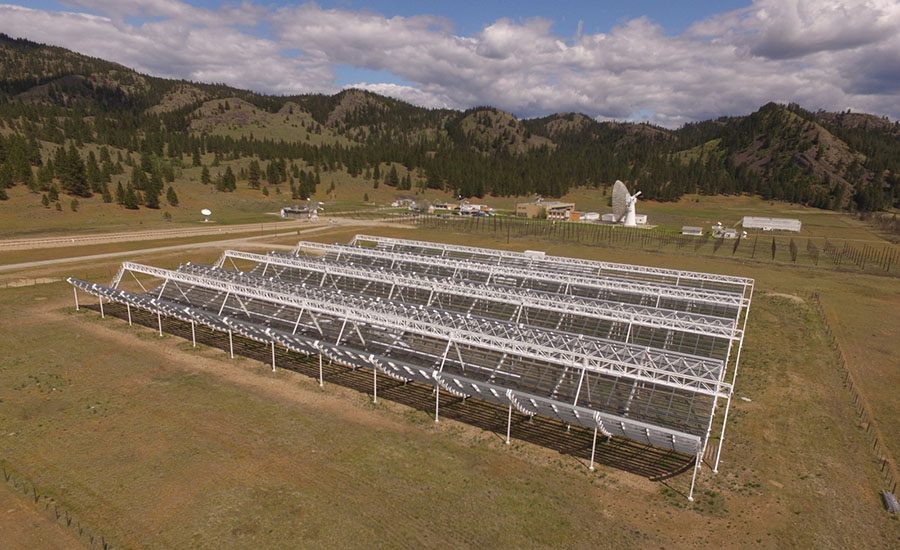 CHIME telescope array.