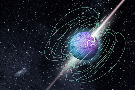 Magnetar illustration.