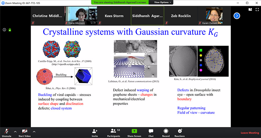 Virtual APS March session.