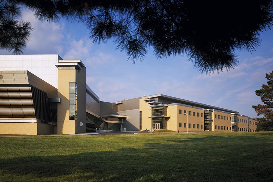 Photograph of NIST's Gaithersburg, MD campus.