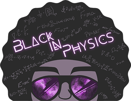 #BlackInPhysics logo.