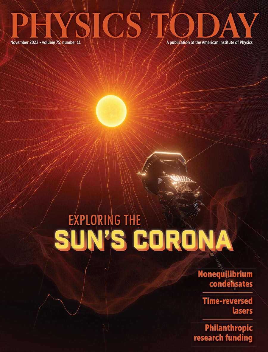 Artistic depiction of a space probe and the sun
