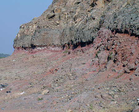 Outcrop in India.