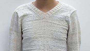 Aerogel yields stretchable, thermally insulating fibers