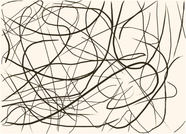 Jackson Pollock painting.