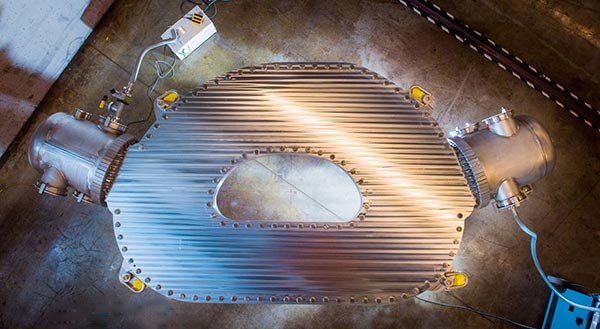 High-temperature superconducting magnet.
