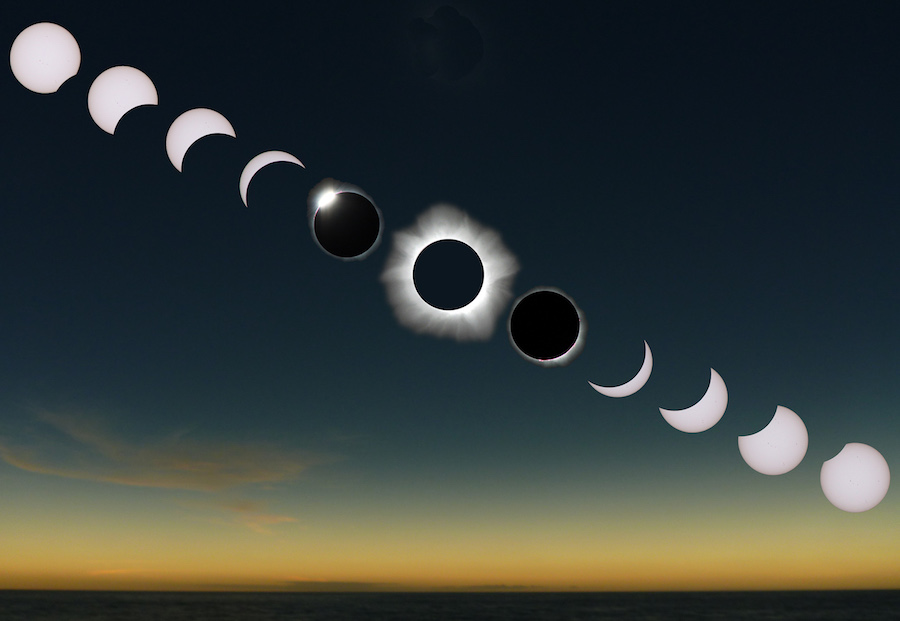 Eclipse timelapse