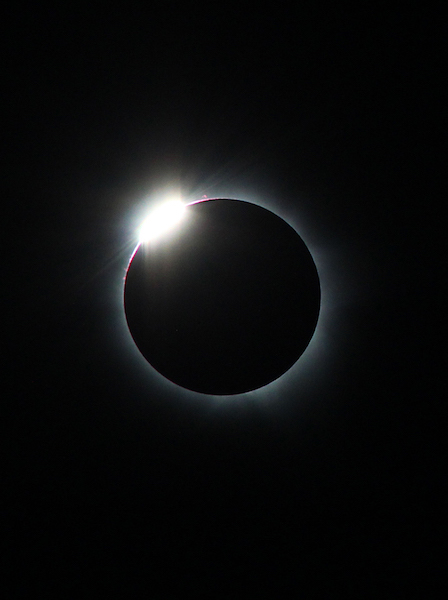 Diamond ring effect