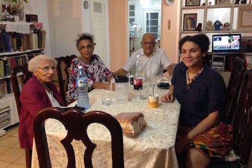 Alejandro Cabal and his family