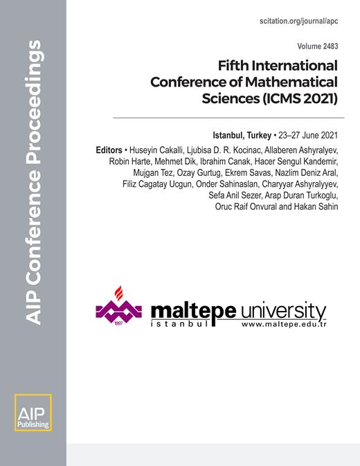 AIP Conference Proceedings Cover Image for Volume 2483, Issue 1