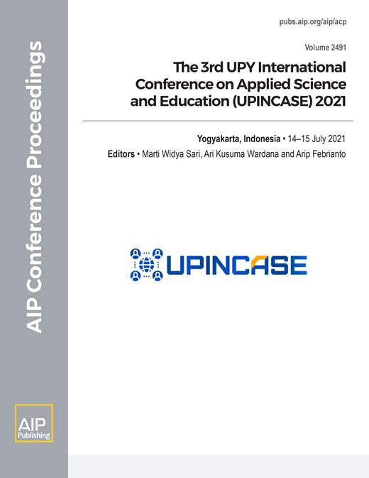 AIP Conference Proceedings Cover Image for Volume 2491, Issue 1