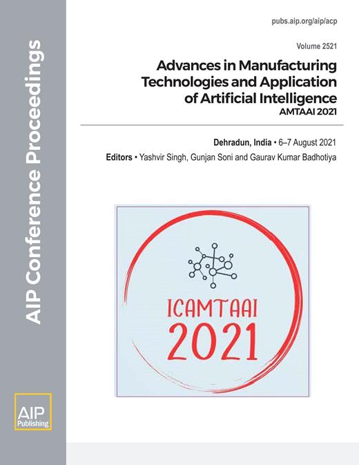 AIP Conference Proceedings Cover Image for Volume 2521, Issue 1