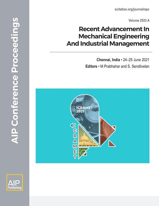 AIP Conference Proceedings Cover Image for Volume 2523, Issue 1