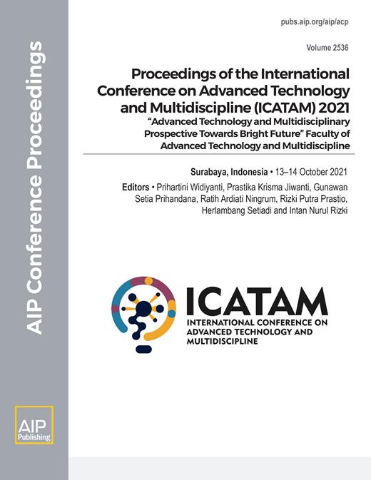 AIP Conference Proceedings Cover Image for Volume 2536, Issue 1