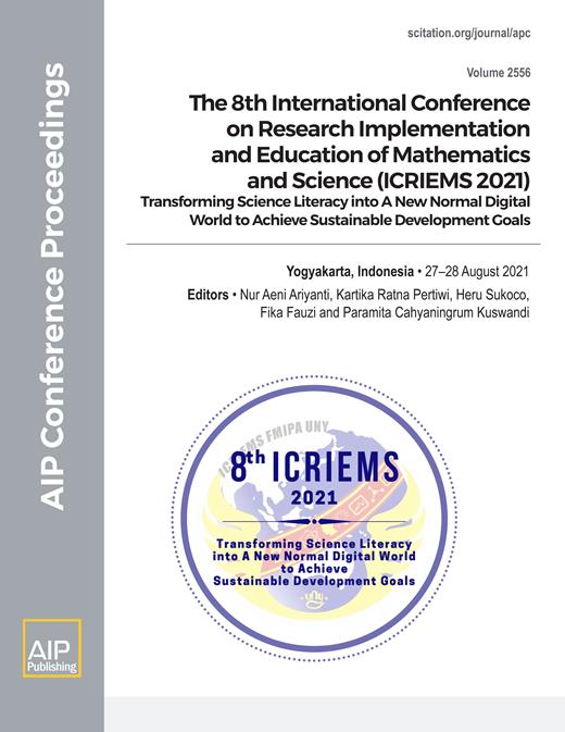 AIP Conference Proceedings Cover Image for Volume 2556, Issue 1