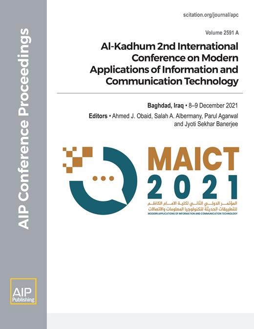 AIP Conference Proceedings Cover Image for Volume 2591, Issue 1