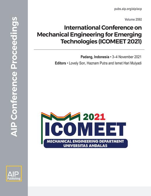 AIP Conference Proceedings Cover Image for Volume 2592, Issue 1