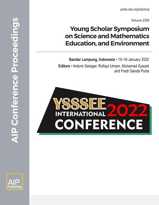 AIP Conference Proceedings Cover Image for Volume 2595, Issue 1