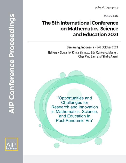 AIP Conference Proceedings Cover Image for Volume 2614, Issue 1