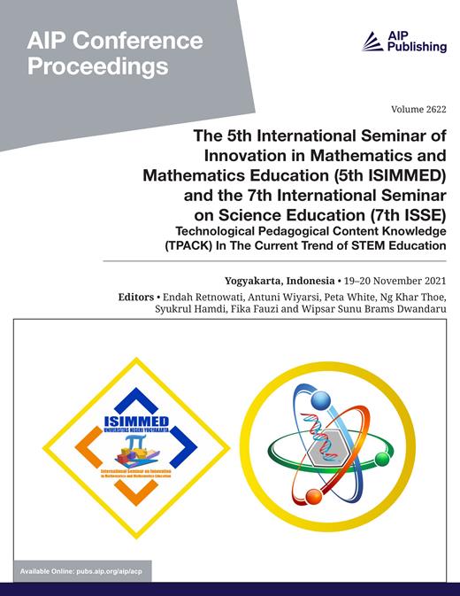 AIP Conference Proceedings Cover Image for Volume 2622, Issue 1