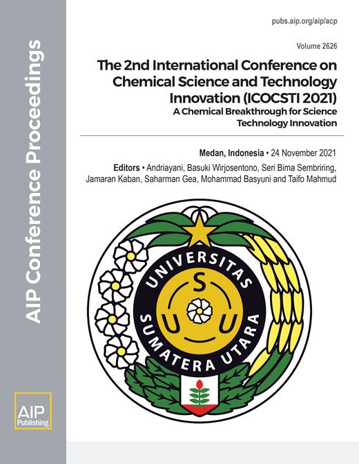 AIP Conference Proceedings Cover Image for Volume 2626, Issue 1