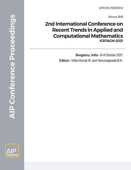 AIP Conference Proceedings Cover Image for Volume 2649, Issue 1