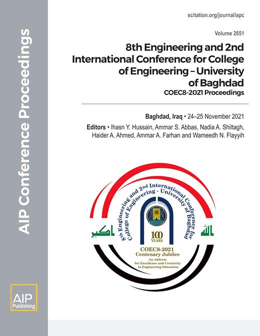 AIP Conference Proceedings Cover Image for Volume 2651, Issue 1