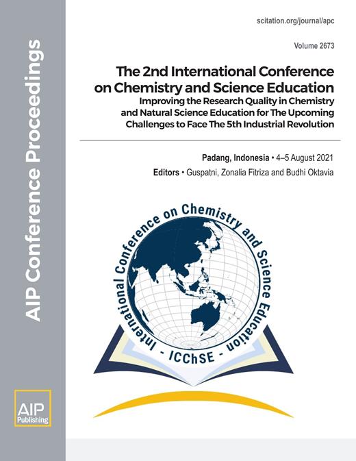AIP Conference Proceedings Cover Image for Volume 2673, Issue 1