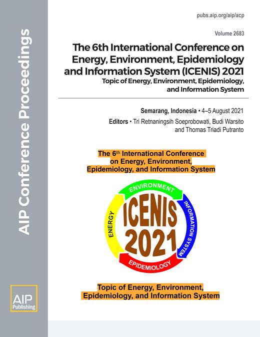 AIP Conference Proceedings Cover Image for Volume 2683, Issue 1