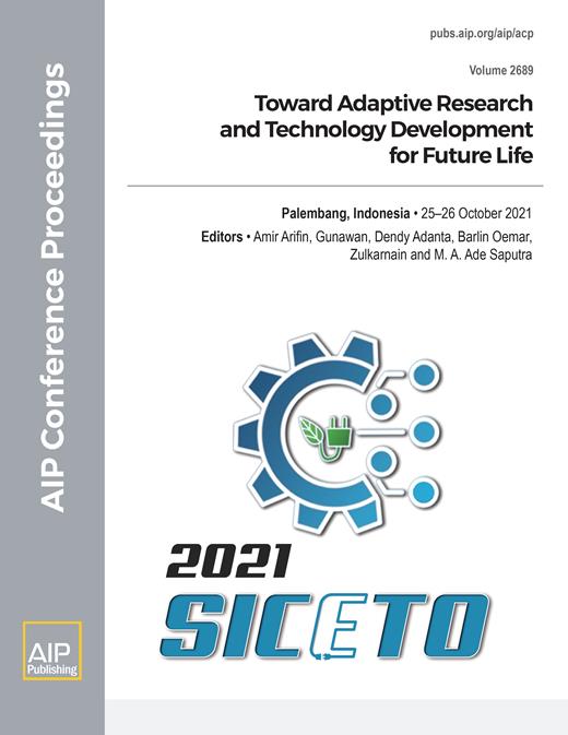 AIP Conference Proceedings Cover Image for Volume 2689, Issue 1