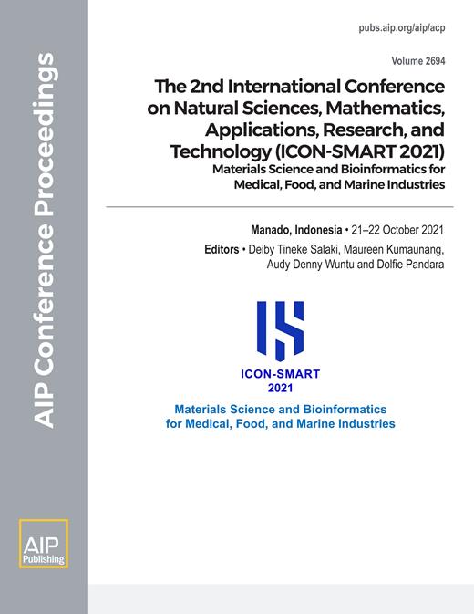 AIP Conference Proceedings Cover Image for Volume 2694, Issue 1
