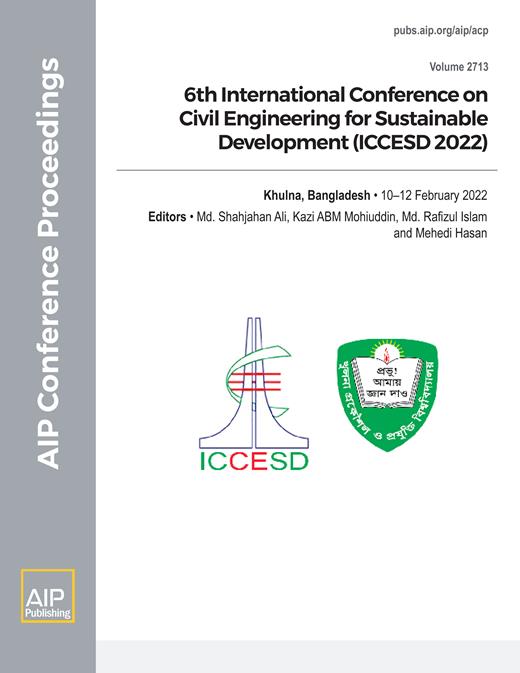 AIP Conference Proceedings Cover Image for Volume 2713, Issue 1