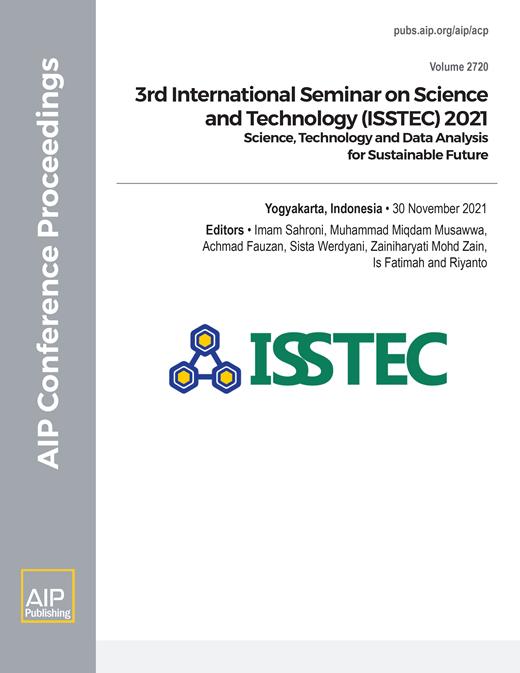 AIP Conference Proceedings Cover Image for Volume 2720, Issue 1
