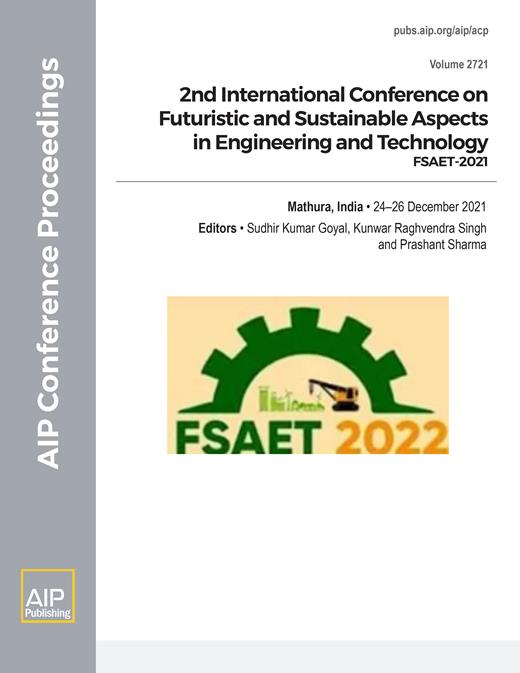 AIP Conference Proceedings Cover Image for Volume 2721, Issue 1