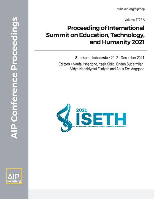 AIP Conference Proceedings Cover Image for Volume 2727, Issue 1