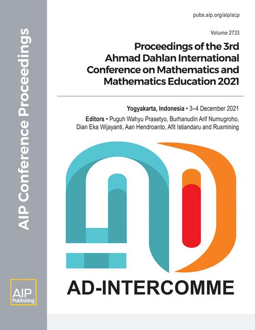AIP Conference Proceedings Cover Image for Volume 2733, Issue 1