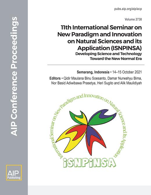 AIP Conference Proceedings Cover Image for Volume 2738, Issue 1