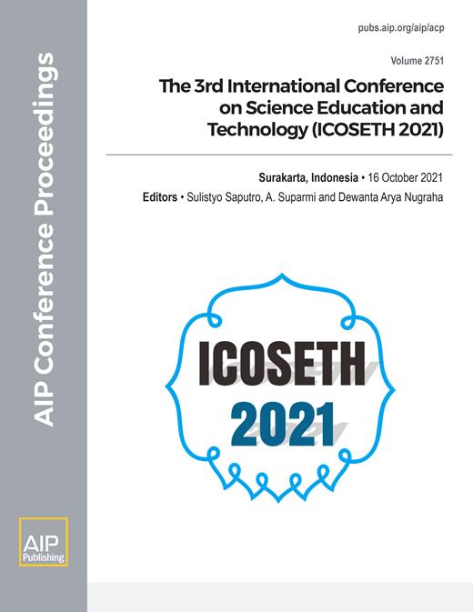 AIP Conference Proceedings Cover Image for Volume 2751, Issue 1